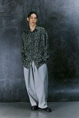 NACRE K-ART PLEATS-SHIRT (Khaki)