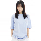 オーバーフィットマシュマロポイントショートスリーブT/OVERFIT MARSHMALLOW POINT SHORT-SLEEVED T-LIGHT PURPLE