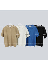 ロープカラーニットウェア / Rope collar knitwear
