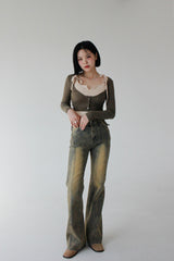 スワンプデニムパンツ/Swamp Denim Pants