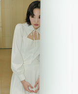 HIGH WAIST FLARE MAXI SKIRT - IVORY (6689408712822)