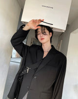 2WAYベルテッドブレザー/Two-Way Belted Blazer