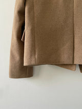 Muse wool collar short coat 