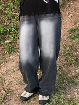 マグパイ ウォッシュデニムパンツ