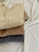 Quattro wool knit vest
