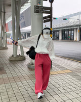[BELLIDE MADE] Spring version embroidered two-way jogger training pants