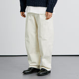 ワイドカーブフィットツータックチノパンツ / WIDE CURVE FIT TWO TUCK CHINO PANTS CREAM