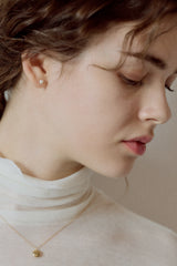 [14K] Essential Pearl Earrings (4mm)