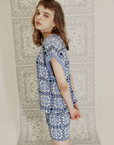 GRANNY SQUARE KNIT MINI SKIRT VERY PERI (6691436003446)