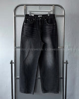 NOS101 Black Blue Over Wide Denim (XS ~ L)