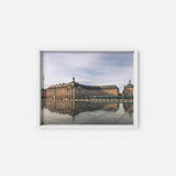 (A3) France Mirror Square of Bordeaux Water Poster
