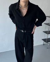 ルブラン２タックデニムセット / LE Blanc Linen Two-Tuck Denim (Set - Up / 1 color)