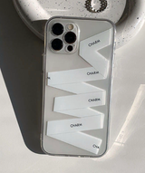 チャーミングホワイトレタリングケース / Charming White Lettering Case
