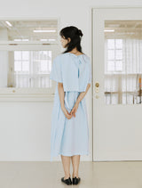 レイヤードリボンワンピース / layered ribbon onepiece sky blue