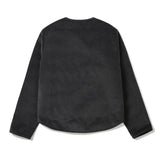 Quilting Corduroy Jacket [CHARCOAL] (6618909048950)