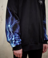 稲妻袖プリントトレーナー / LIGHTNING SLEEVE SWEATSHIRT (4580956602486)