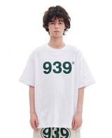 939 LOGO T-SHIRTS (WHITE/GREEN)