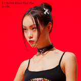 1 1 Gothic Cross Hair Pin (6626841067638)