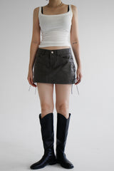 コルセットクラックスカート / Corset Crack Skirt (2color)