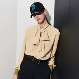 LUIS SCARF BLOUSE, BUTTER (6633606316150)