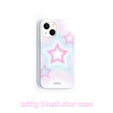ブラッシュスターフォンケース / witty blush star phone case (pink+skyblue)
