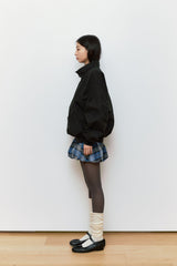 MINI BALLOON SKIRT_Blue