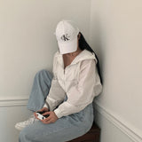 [Bellide made/Seasonal Item] ツーウェイフーデッドクロップドウィンドブレーカー