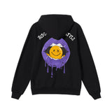 パープルリップフーディー / PURPLE LIP HOODIE black