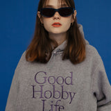 フリースフーディー / GHL FLEECE HOODIE_LAVENDER MACARON