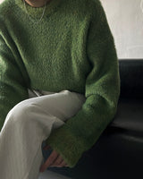 RU2219 Loop Angora Round Knitwear (4 colors)