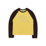 サンリオハローキティー レターリングラグランロングスリーブTシャツ