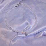 Glass Holographic Gemstone Choker