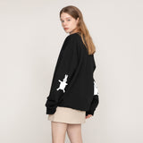 [UNISEX] Elbow White Rabbit Clip Sweatshirt (6654935203958)
