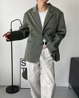 ヴァイパーレザーブレーザー / OWN Viper Leather Blazer (2 colors)