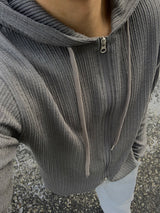 Pascal hood zip-up (3color)