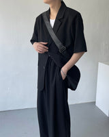 OW ツーボタン半袖ジャケット / OW Two Button Short-Sleeved Jacket (Set - Up / 3 colors)