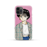 チェックスーツiPhoneケース / check suits (4579880960118)