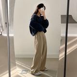 インクワイアリ―ビッグ2ピンタックワイドスラックス