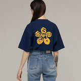 バッグフラワーロゴライフドローイングショートスリーブT / Bag Flower Logo Life Drawing Short Sleeve Tee