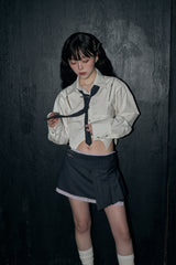ピンクストライプネクタイ / pink stripe neck tie