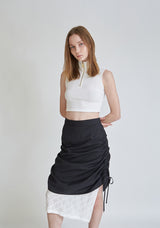 WHITE CROP KNIT ZIP UP SLEEVELESS (6679763353718)