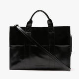 レザーポケットバッグ / LEATHER 3WAY POCKET BAG (BLACK) (6554724597878)