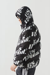 BSR2223FWJK001 LOGO HOODIE WELLON PARKA BLACK