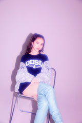 コラボレーションオーバーシルエットTシャツ（ネイビー）I JUST A NOON × ODD STUDIO (6698721214582)