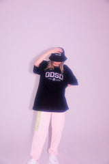 コラボレーションオーバーシルエットTシャツ（ブラック）I JUST A NOON × ODD STUDIO (6698720919670)