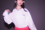 コラボレーションロングスリーブTシャツ（ホワイト）I JUST A NOON × ODD STUDIO (6698718625910)
