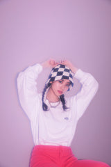 コラボレーションロングスリーブTシャツ（ホワイト）I JUST A NOON × ODD STUDIO (6698718625910)