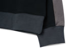 ノベルティエルボーカットスウェットシャツT61/Novelty Elbow-Cut Sweatshirt T61 Black