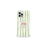 [セット] プレゼントシリーズ：グリーンレターフォンケース + スマホグリップ / [SET]Present series : Green letter phone case + griptok