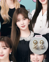 パールブーケピアス - アンティーク ver. / Pearl Bouquet Piercing - Antique ver. (Kep1er Chaehyun Earrings)